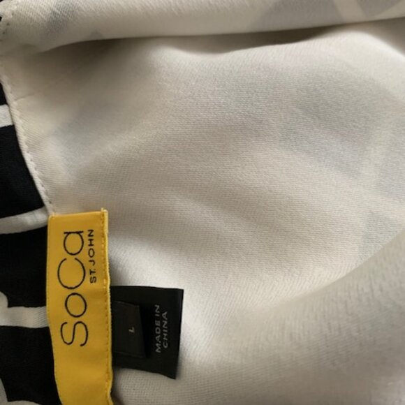 Silk cocktail dress, silk lined, tie at neck, rear zipper, slim and sleeveless - Picture 4 of 4